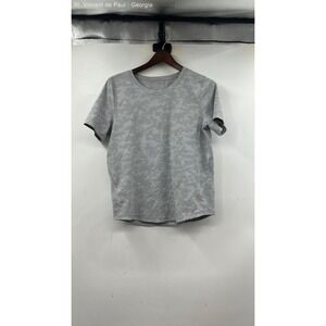 Lululemon Short Sleeve Athletic Tee Shirt Men's Medium Snow Camo